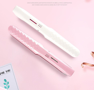 Portable Wireless Curling Iron and Straightener-Power Bank